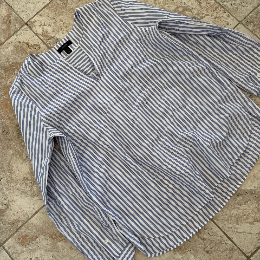 J. Crew Striped Tunic Top